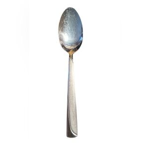 Oneida Madeline 1 Serving Spoon Glossy Satin Stainless Flatware